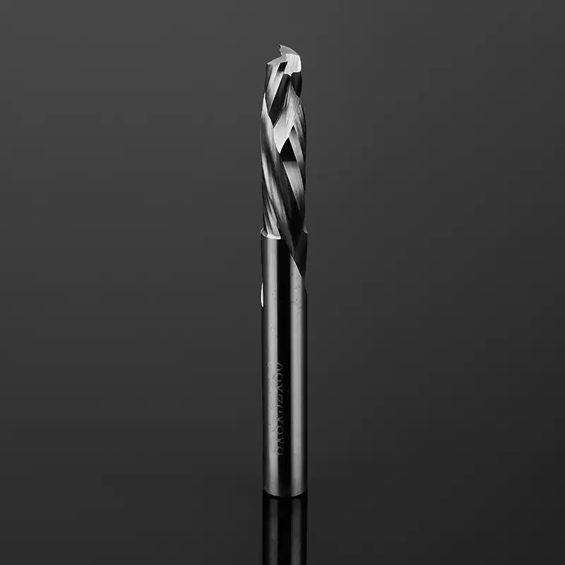 Customized Solid carbids spiral bits for plastic-single flute 3-12mm for Advertising industry, decorative light box plaques, neon lights